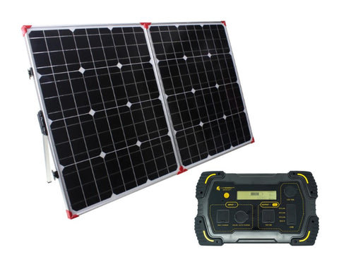 LionEnergy Safari LT 450Wh Portable Solar Generator Kit