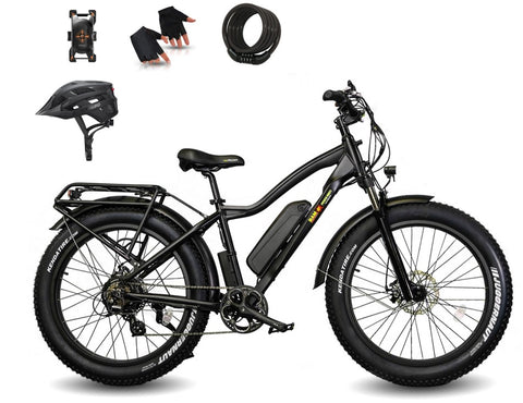 All Terrain Electric Fat Tire Bike BAM EW-Supreme 750W with Accessories