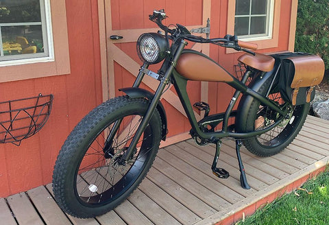 Cheetah Cafe Racer Fat Tire Electric Bike