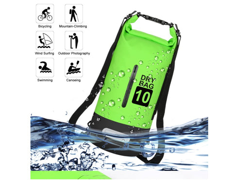 Dry Bag Waterproof Dual Strap Roll Top Floating Backpack