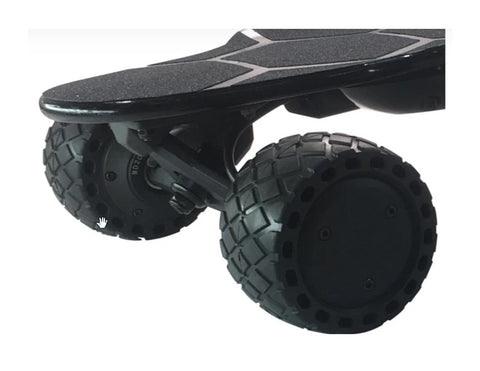 Faboard Black Rover Dual Hub All-Terrain Electric Skateboard