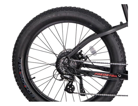 CiviBikes PREDATOR 500W All Terrain Black Fat Tire Electric Bike 26 Inch