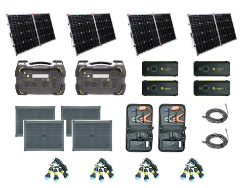 Lion Safari Ultra Bundle Solar Generator Disaster Prep