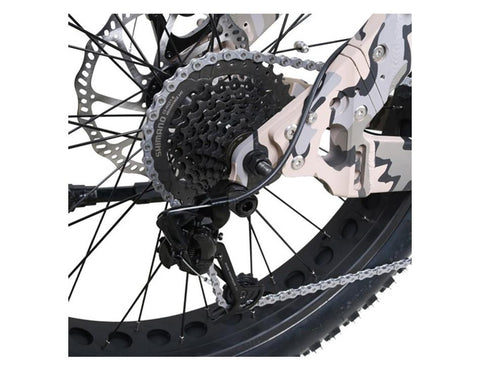 QuietKat WARRIOR 1000-watt Fat Tire Electric Mountain Bike