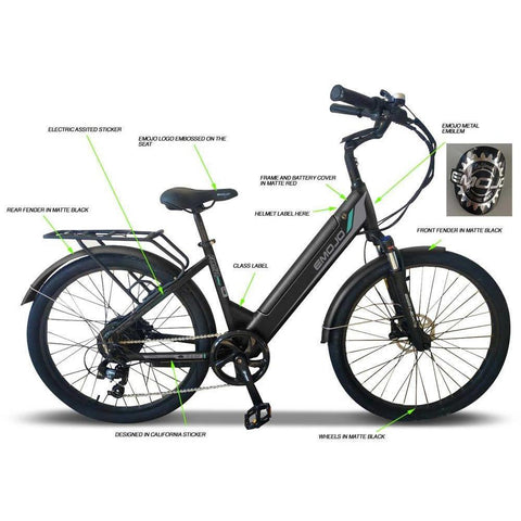 Emojo Panther Pro Step Thru Commuter Electric Bike