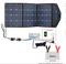 ACOPOWER LTK 105W Foldable Solar Panel Kit, w/ 10A Charge Controller