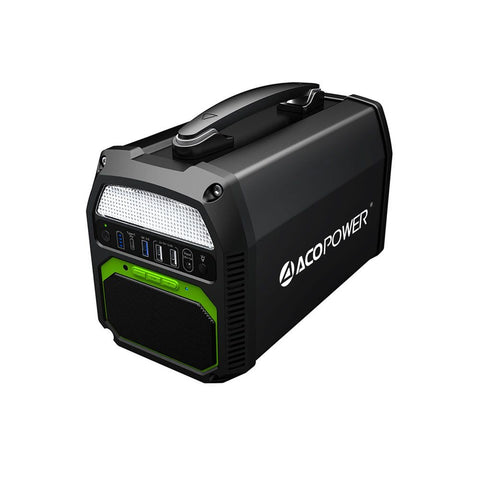 ACOPOWER 500W Generator and 120W Portable Solar Panel